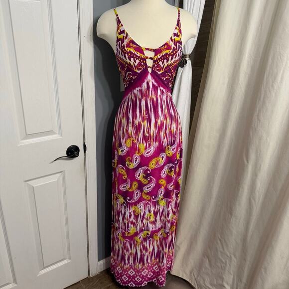 Sievergate Maxi Spaghetti Strap Boho Dress, L - Picture 1 of 6